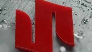 Znaczek emblemat czerwony Suzuki jimny plexi