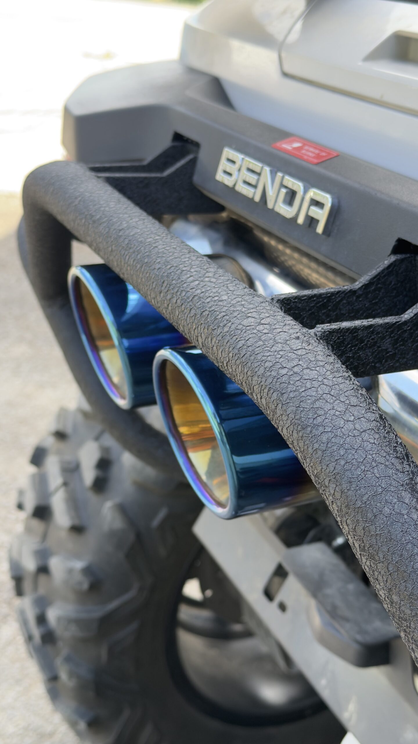 Sportowy układ wydechowy V2 Benda Redstone 550 RAINBOW - obrazek 4